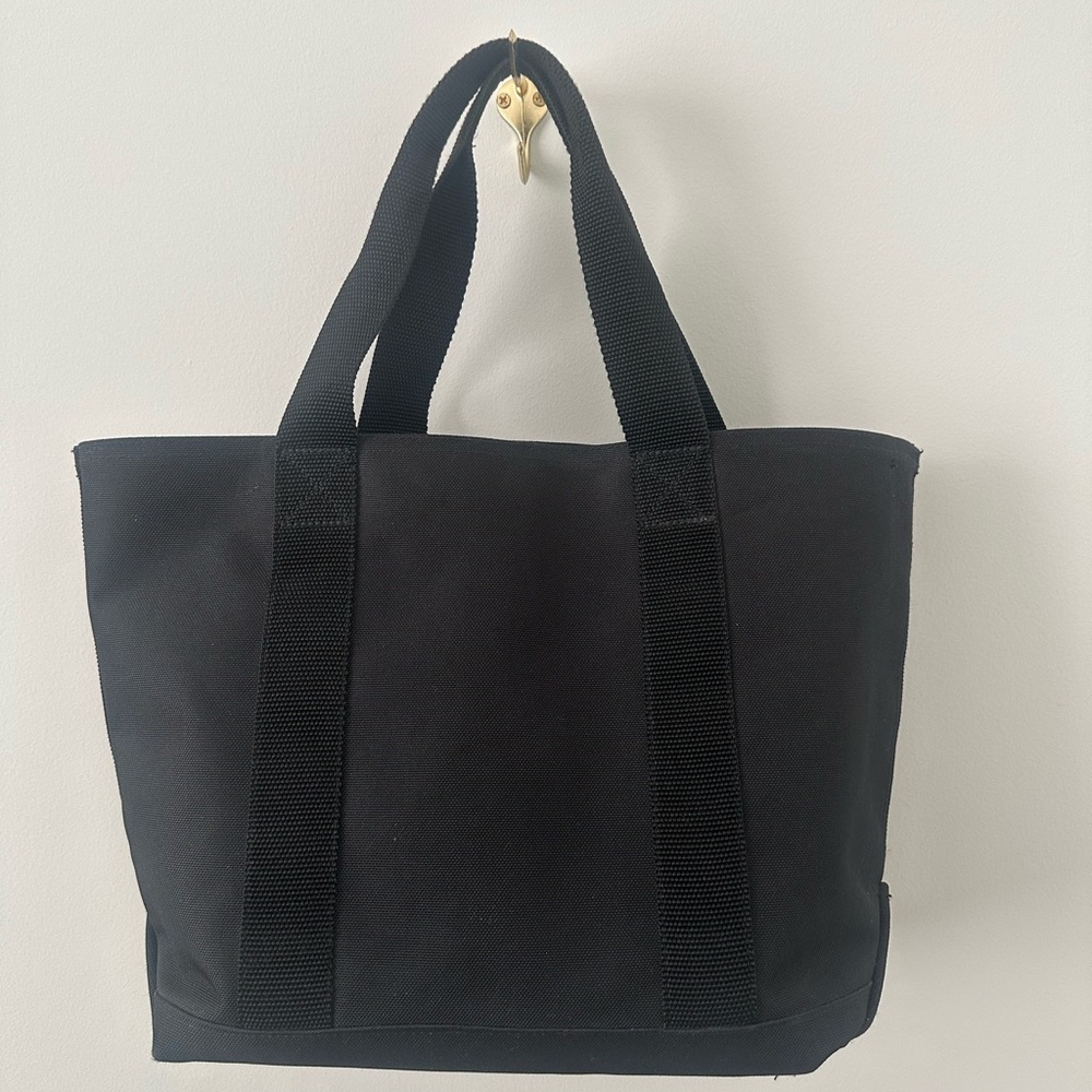 LL Bean hunter tote black medium